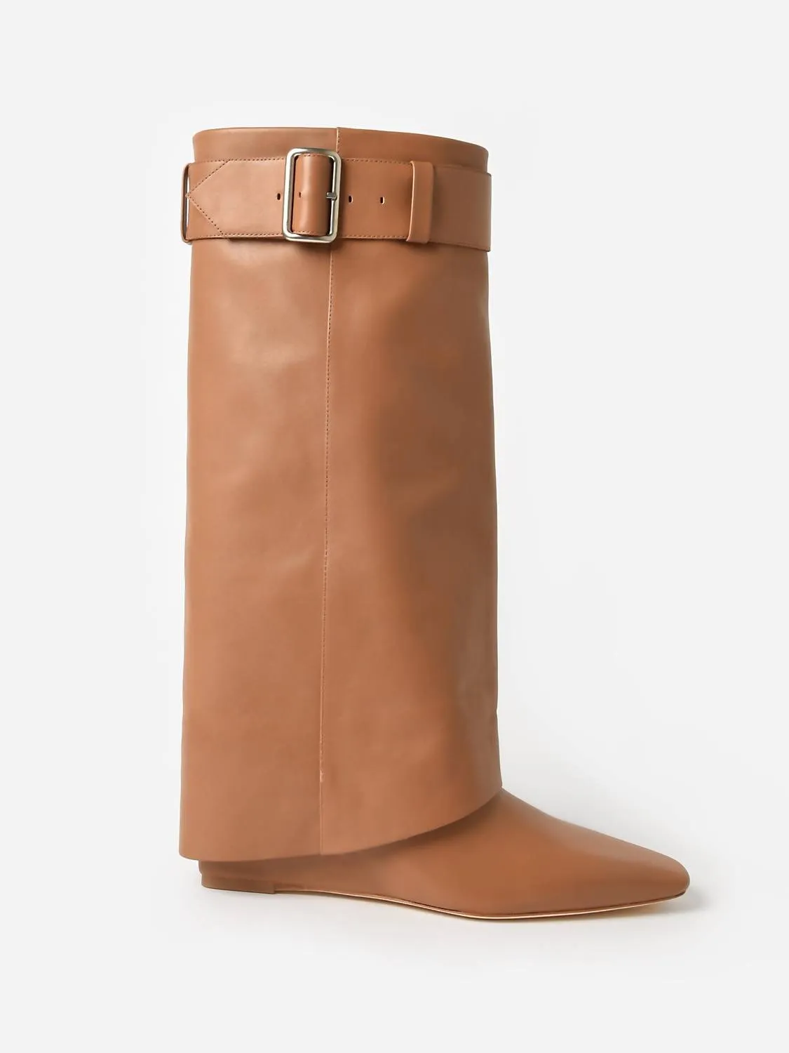 Women's Freyja Belted Foldover Boot In Toffee