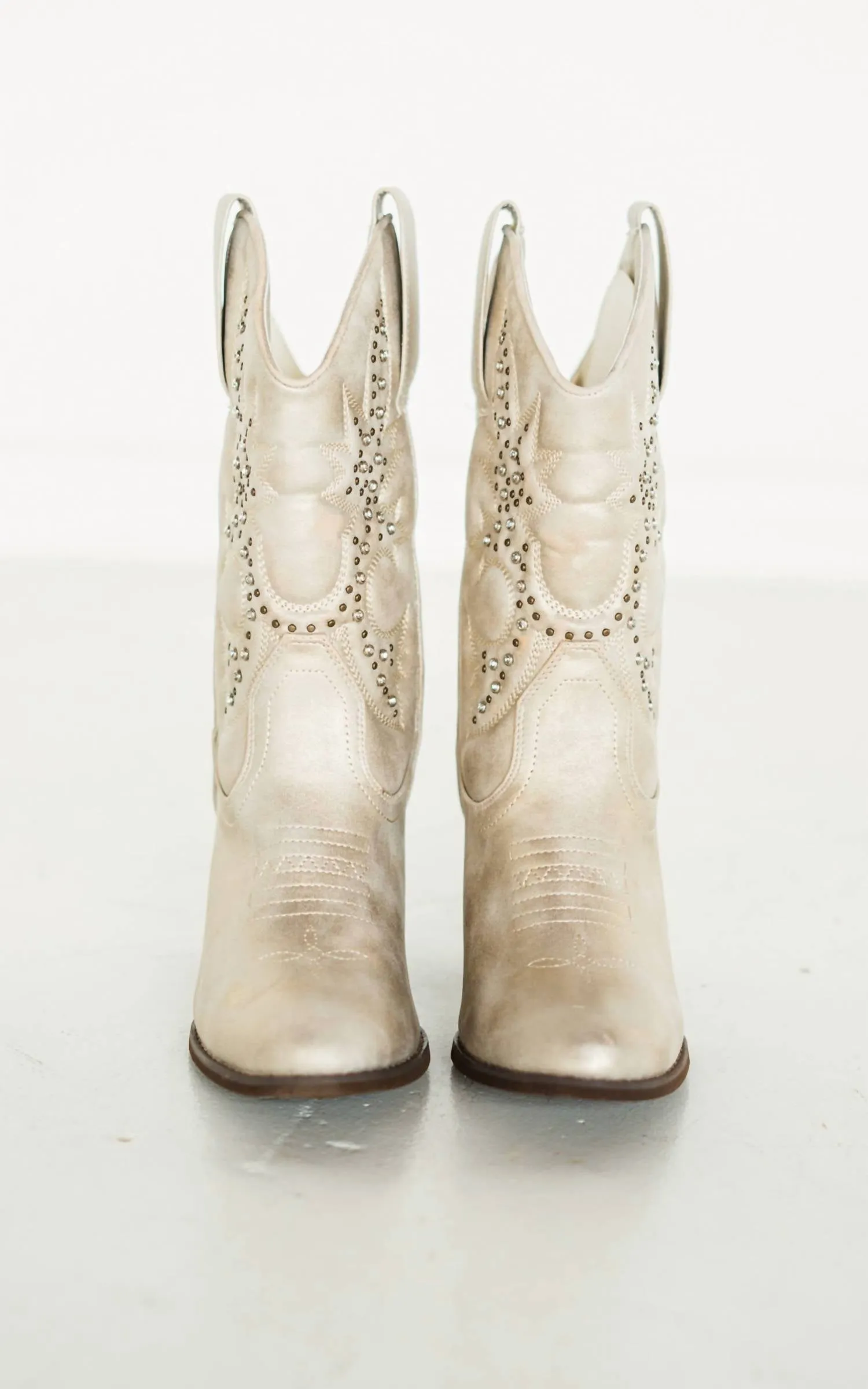 Women's Houston Western Boots In Champagne