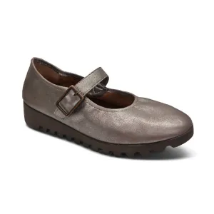 Women's Joanne Mary Jane Flats In Brushed Silver