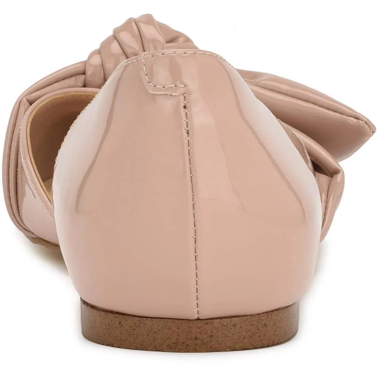 Womens Knot-Front Pointed Toe D'Orsay