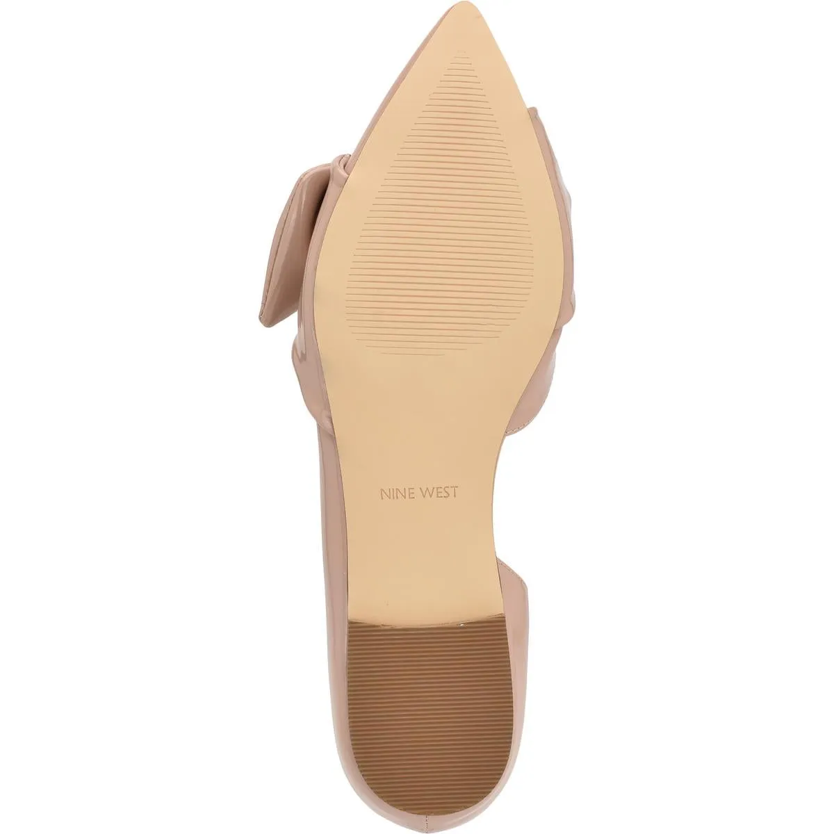 Womens Knot-Front Pointed Toe D'Orsay