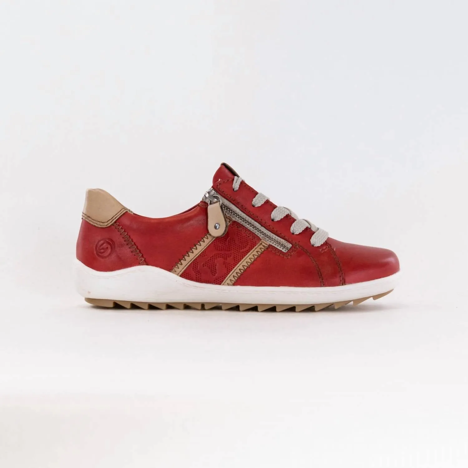 Women's Liv Sneakers In Red Leather Combi