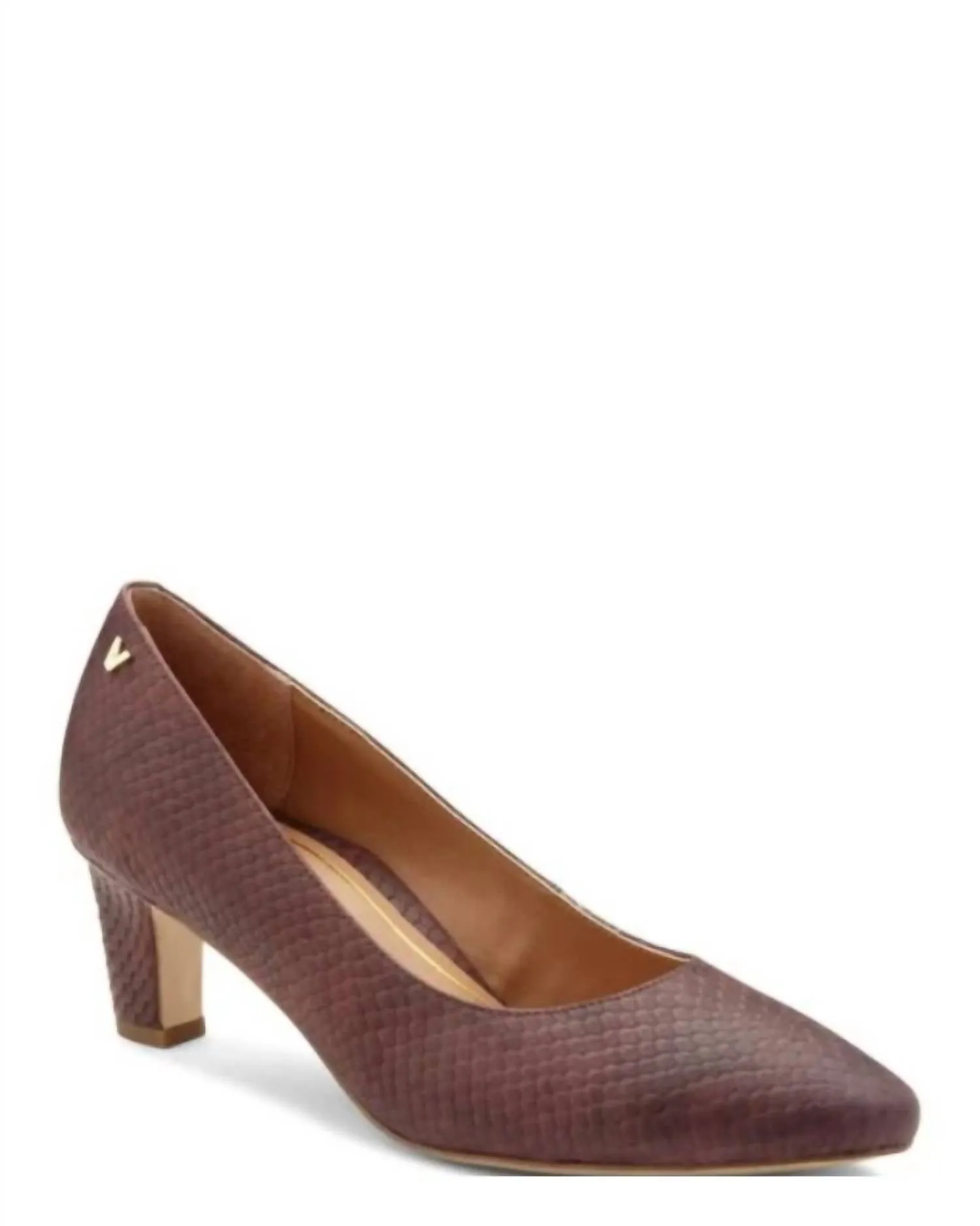 Women's Mia Pump Heel In Merlot