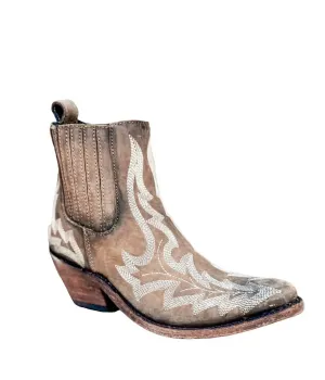 Women's Simone Stitched Ankle Boot In Brown