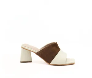 Women's Soulmate Heel Mule In Ivory/tan
