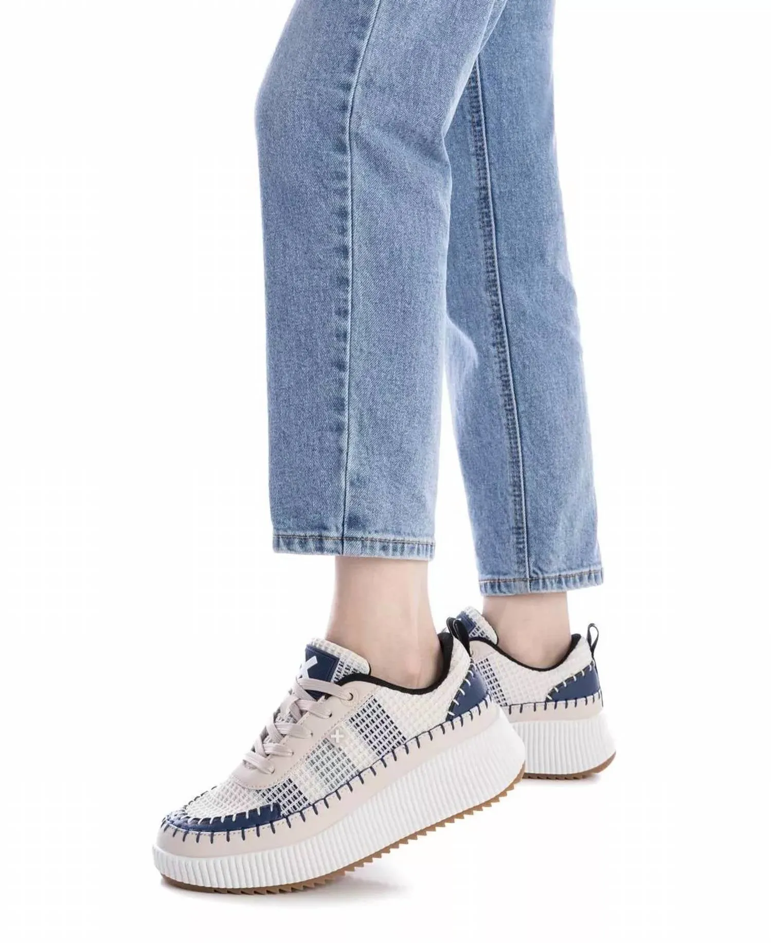 Women's Technical Modern Sneakers In Navy