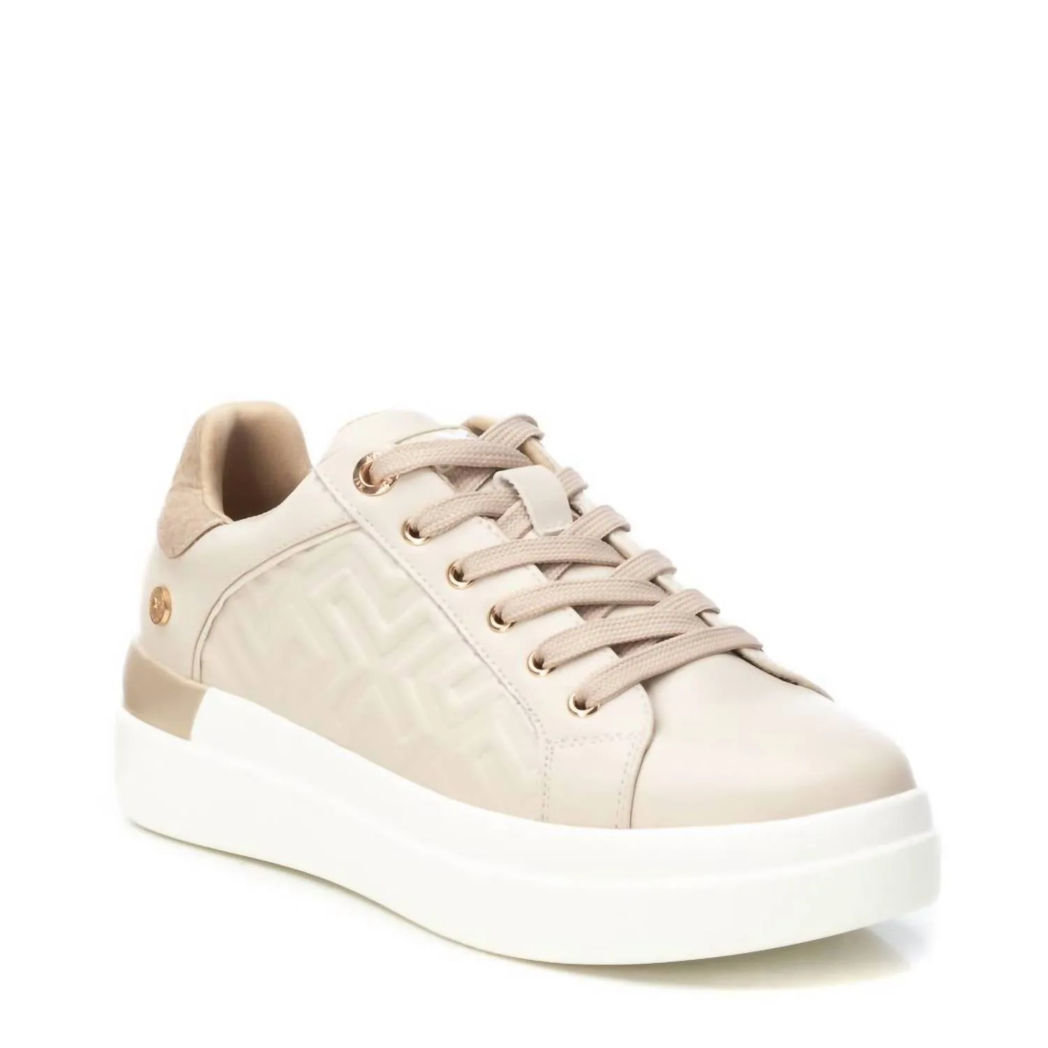 Women's Trainer Sneakers In Beige