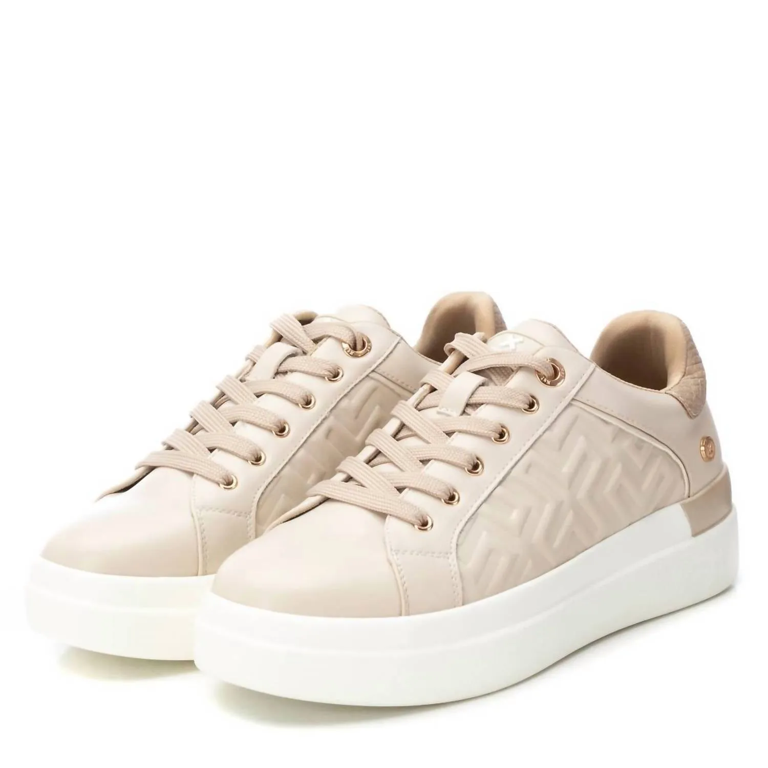 Women's Trainer Sneakers In Beige