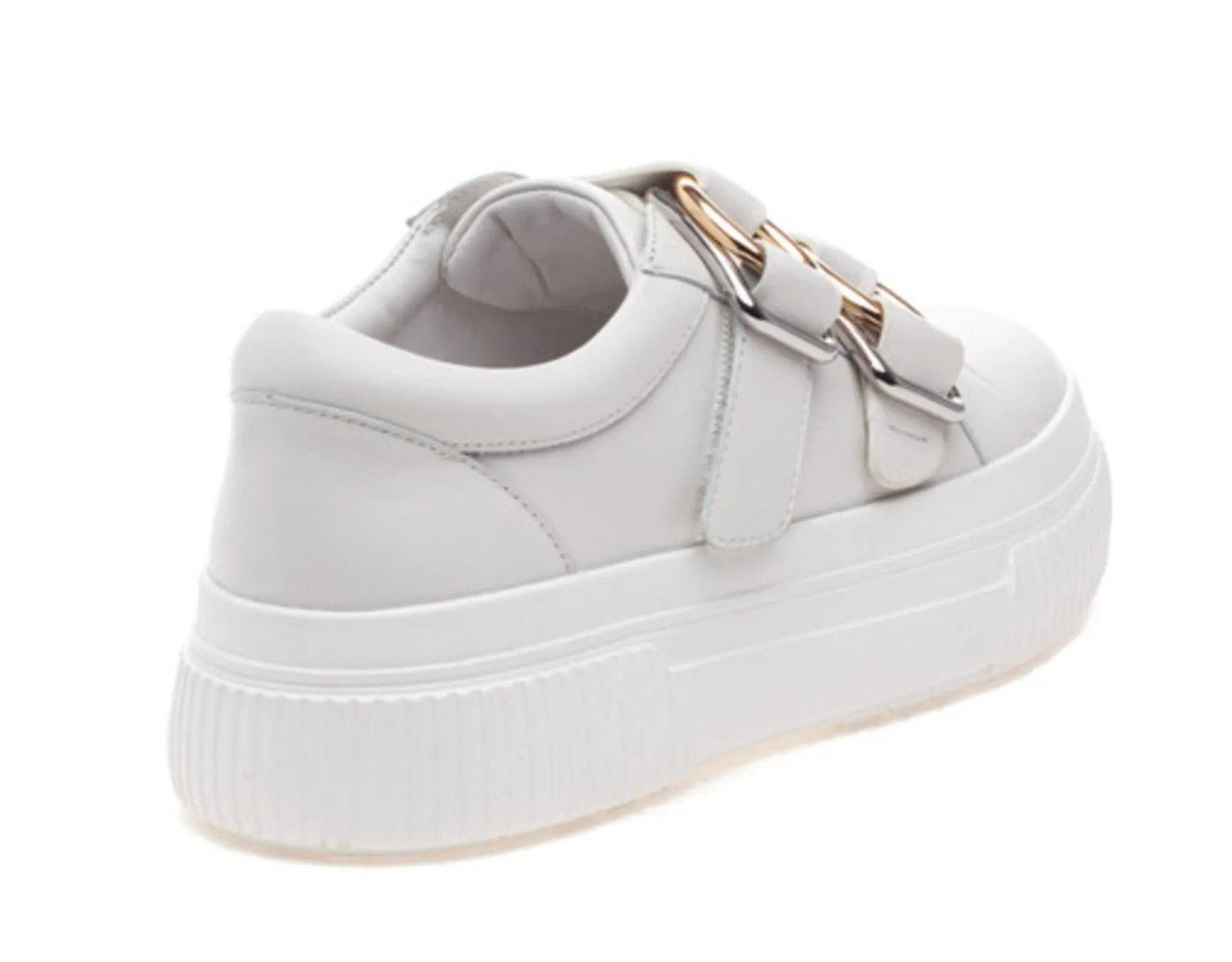 Women's Waldo Sneaker In White Leather