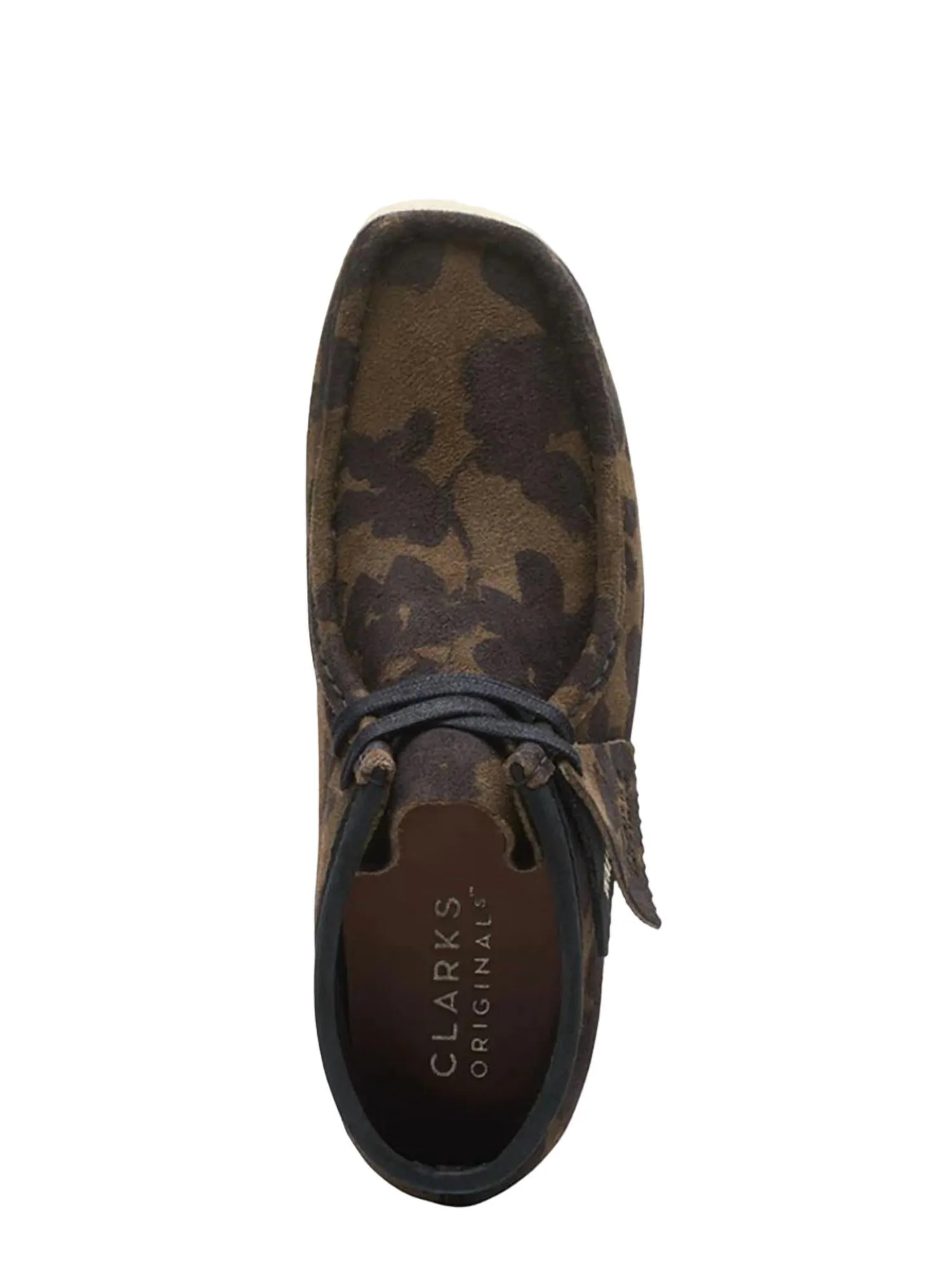 Women's Wallabee Boot In Black/khaki Floral