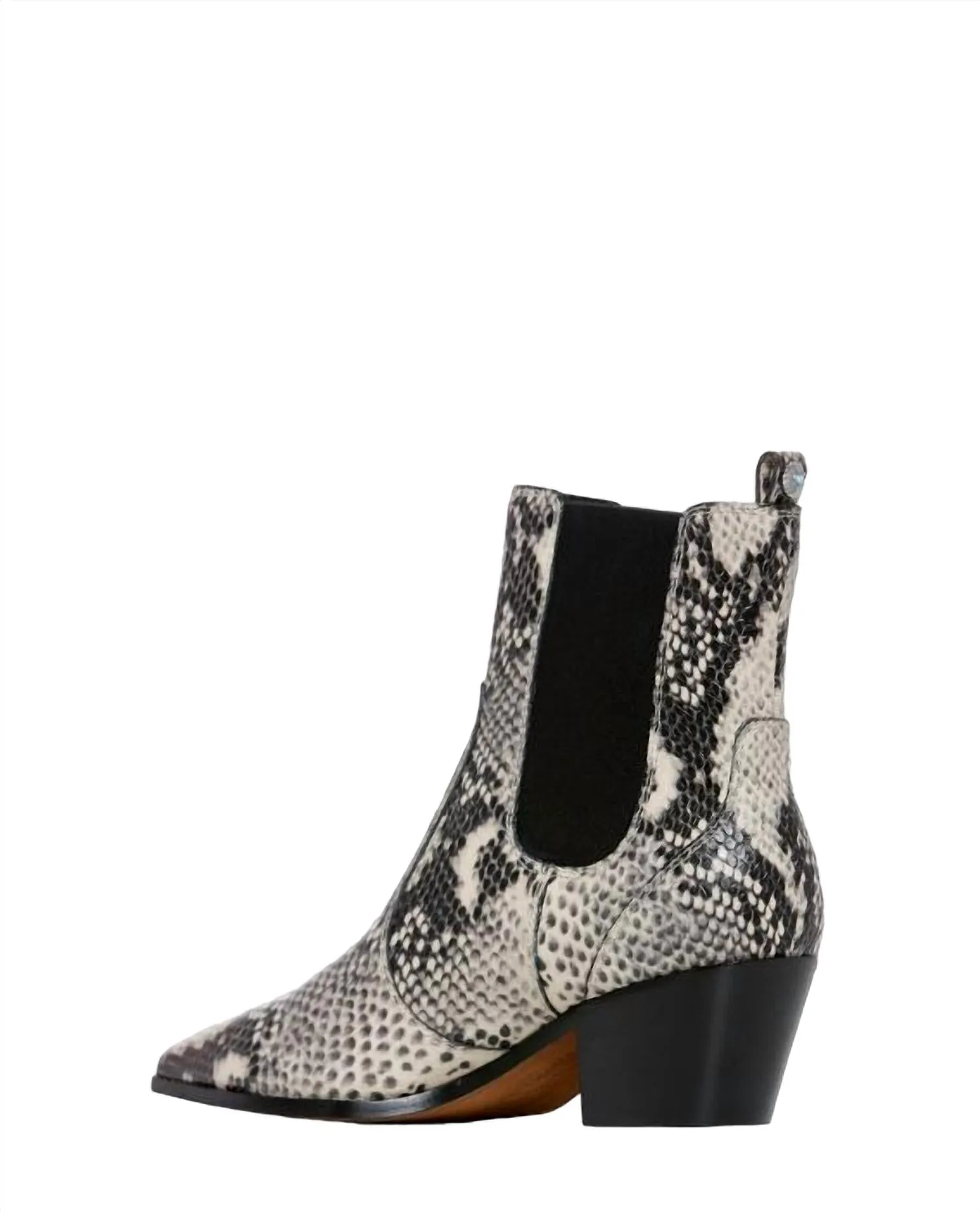 Women's Willa Snake Ankle Boot In Roccia