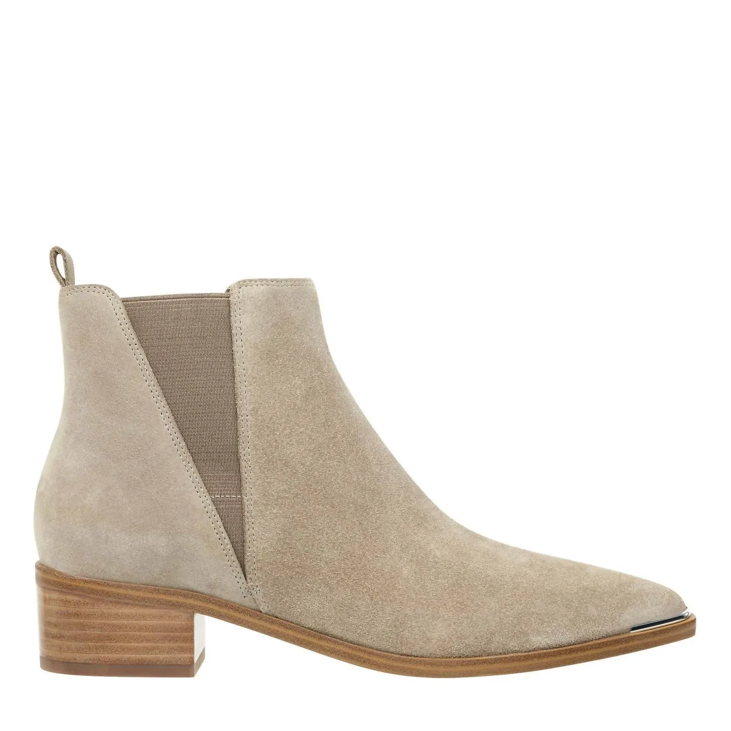 Women's Yale Chelsea Bootie In Taupe Suede