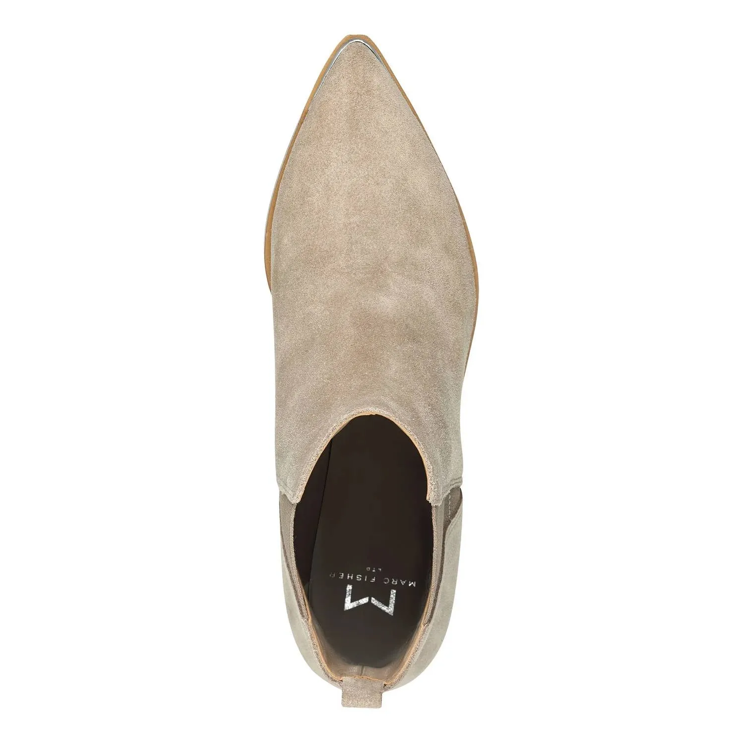 Women's Yale Chelsea Bootie In Taupe Suede