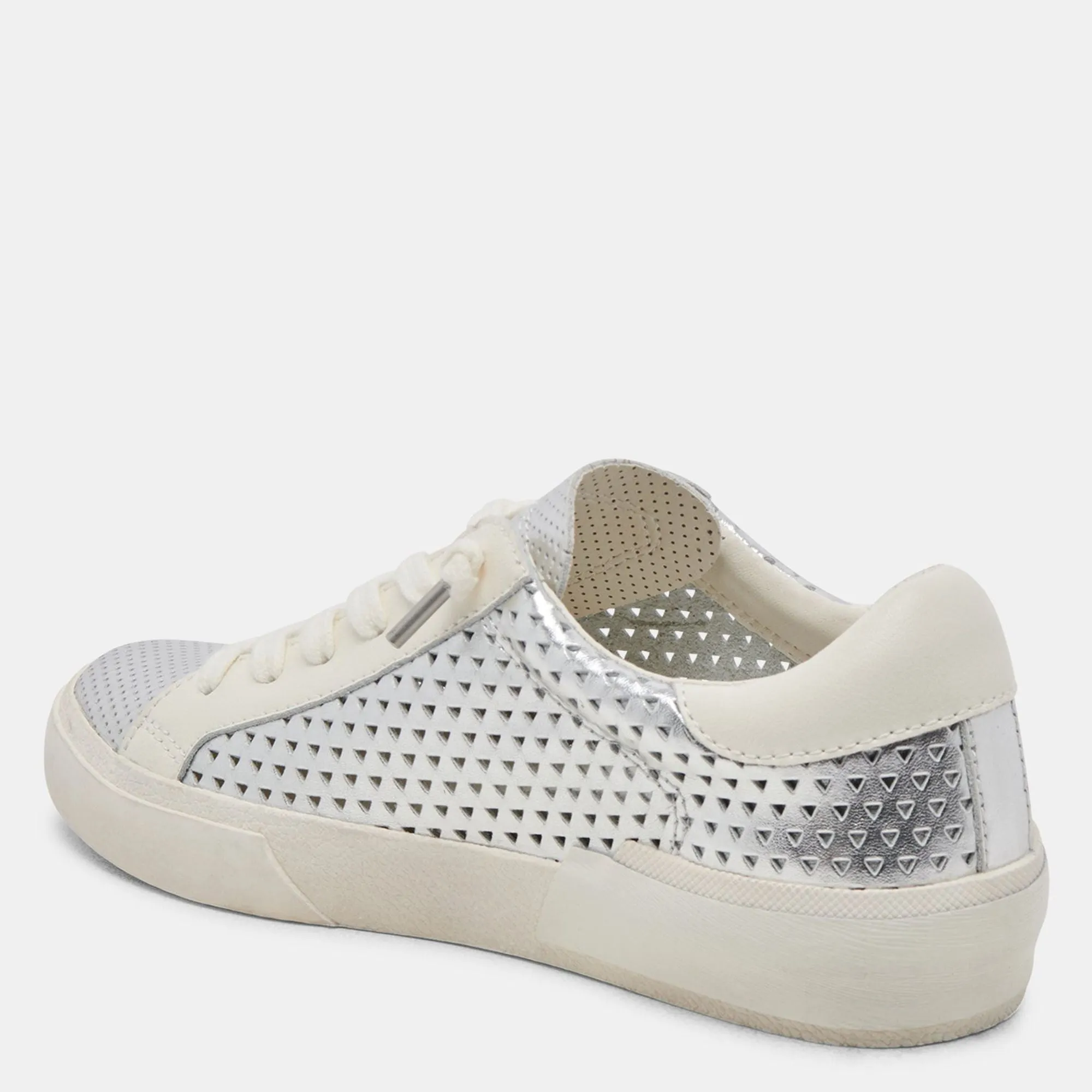Zina Perf 360 Sneakers Silver Leather
