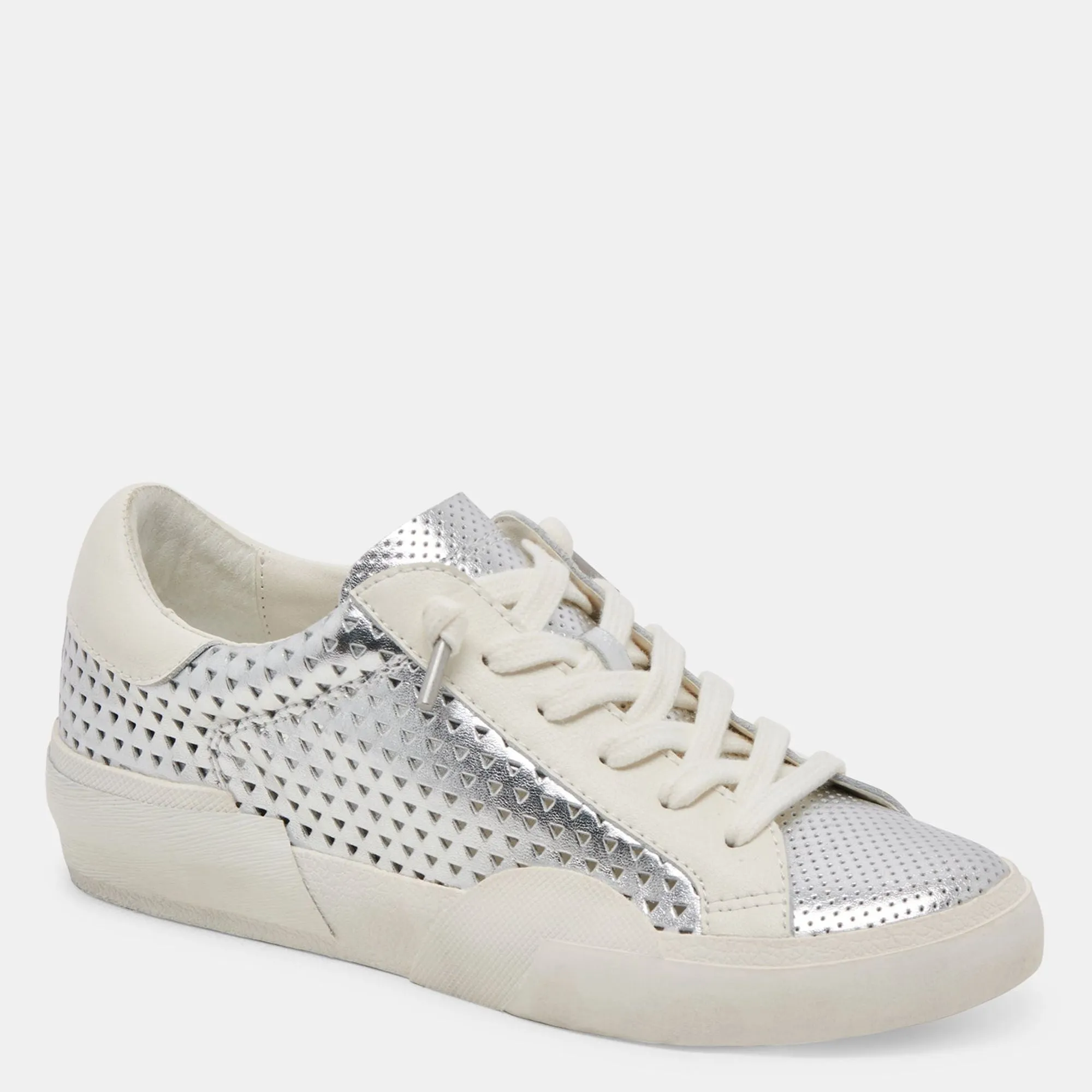 Zina Perf 360 Sneakers Silver Leather