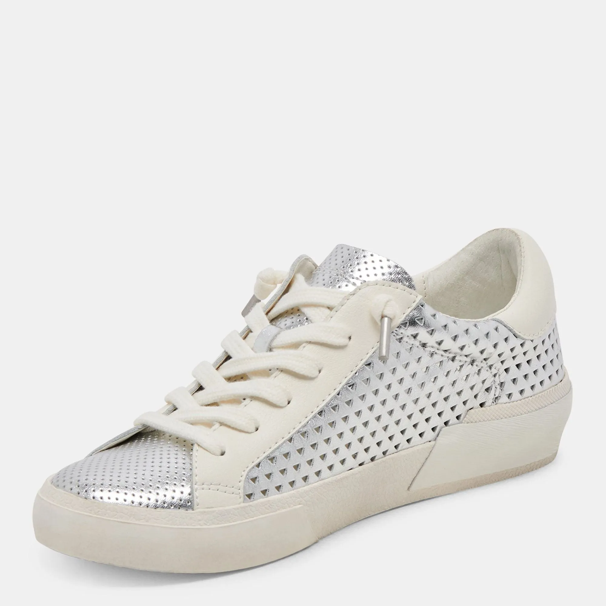 Zina Perf 360 Sneakers Silver Leather
